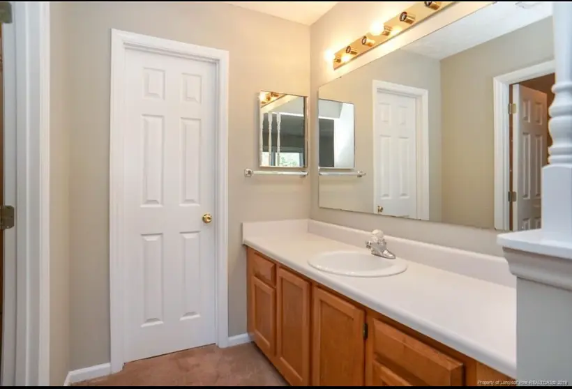 Bathroom before vanity remodel