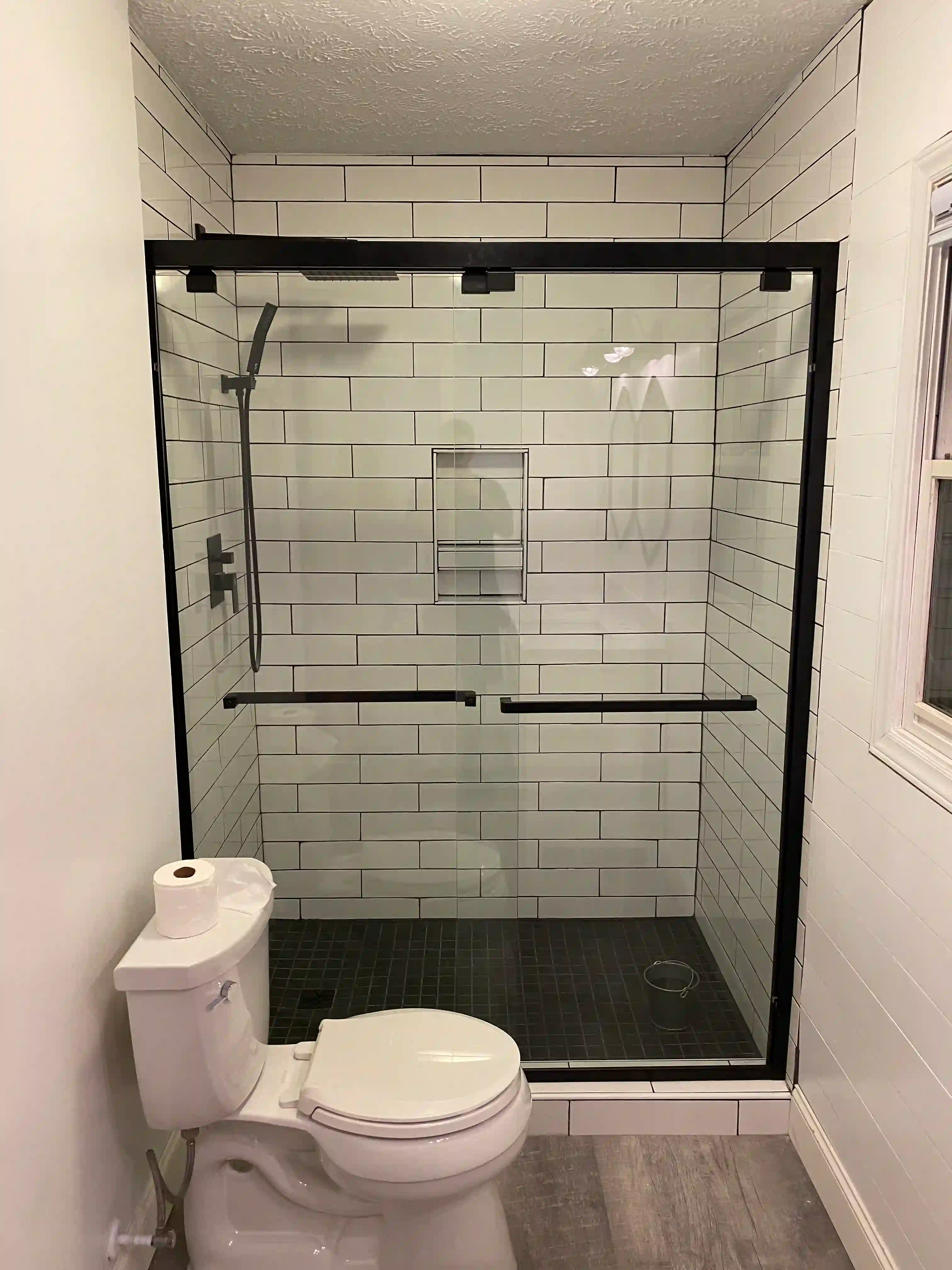 Walk-in shower detail